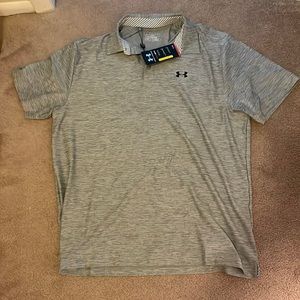 NWT Mens XL Under Armour Heatgear Golf Polo